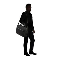 Samsonite LITEPOINT BAILHANDLE 15.6" EXP - Black -Taschen Geschaft 1049112 134547 1041 LITEPOINT BAILHANDLE 156 EXP WITHSILHOUETTE 1920x1920