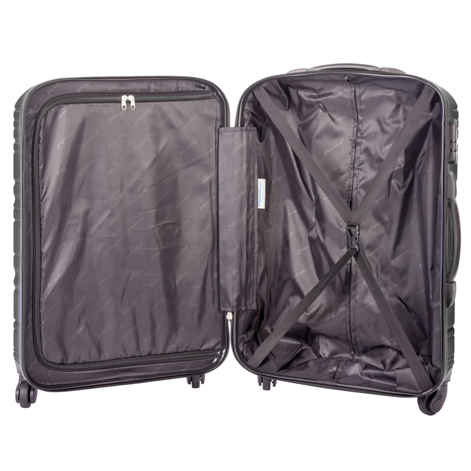 3-tlg. Kofferset SANTIAGO Paradise - Schwarz 4 3-tlg. Kofferset SANTIAGO Paradise - Schwarz - Image 2