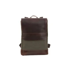 Canvas Rucksack Morris - Canvas Gün / Innenfutter Blau