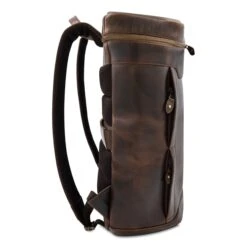 Leder Rucksack Siwa - Braun / Dots -Taschen Geschaft 1051523 1120SIW016DOT4