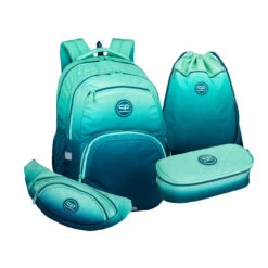 CoolPack 4tlg. Rucksack-Set PICK 17 - Blaue Lagune