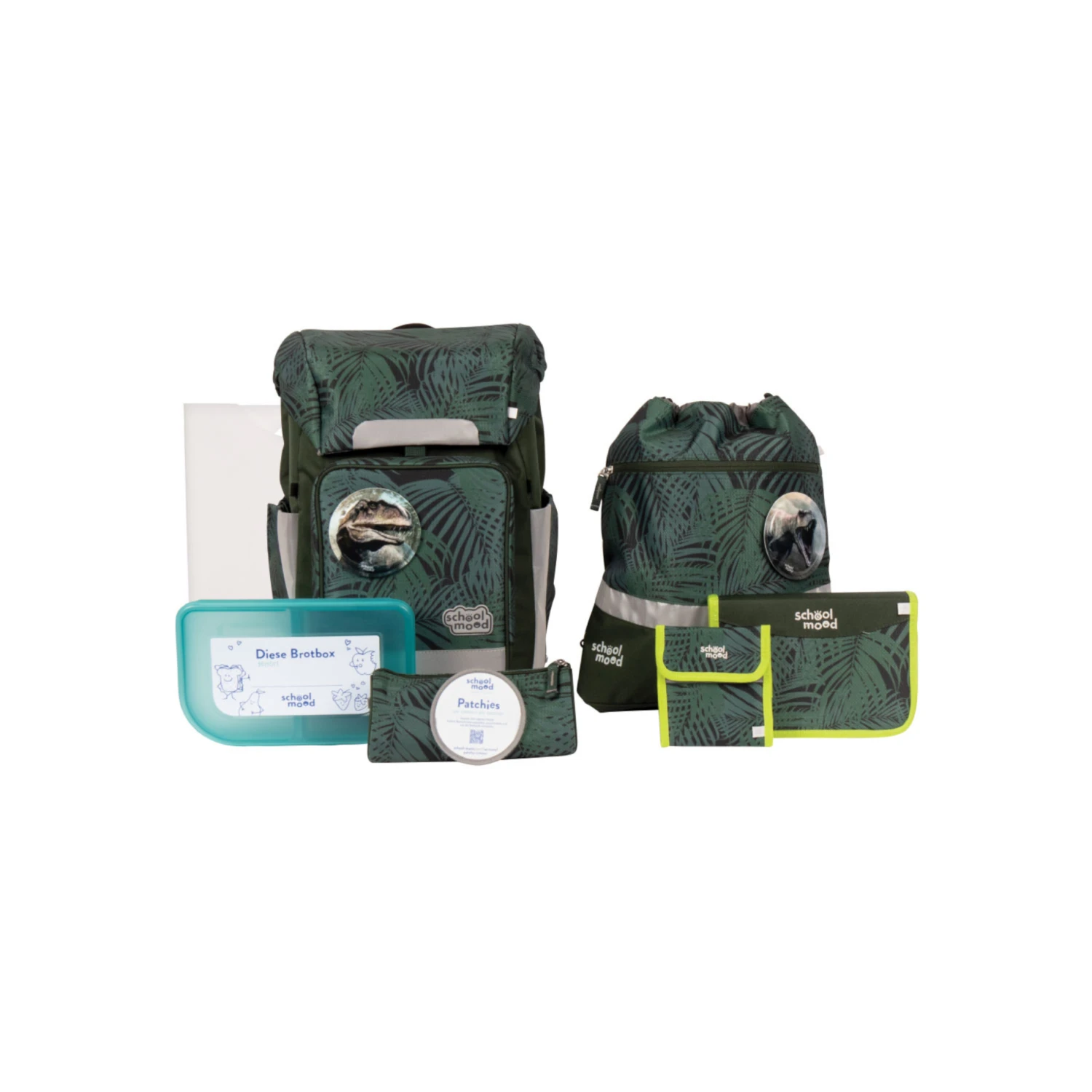 Rebel 8-teiliges Schulranzen-Set - Daniel (Dinosaurier) 3 Rebel 8-teiliges Schulranzen-Set - Daniel (Dinosaurier)