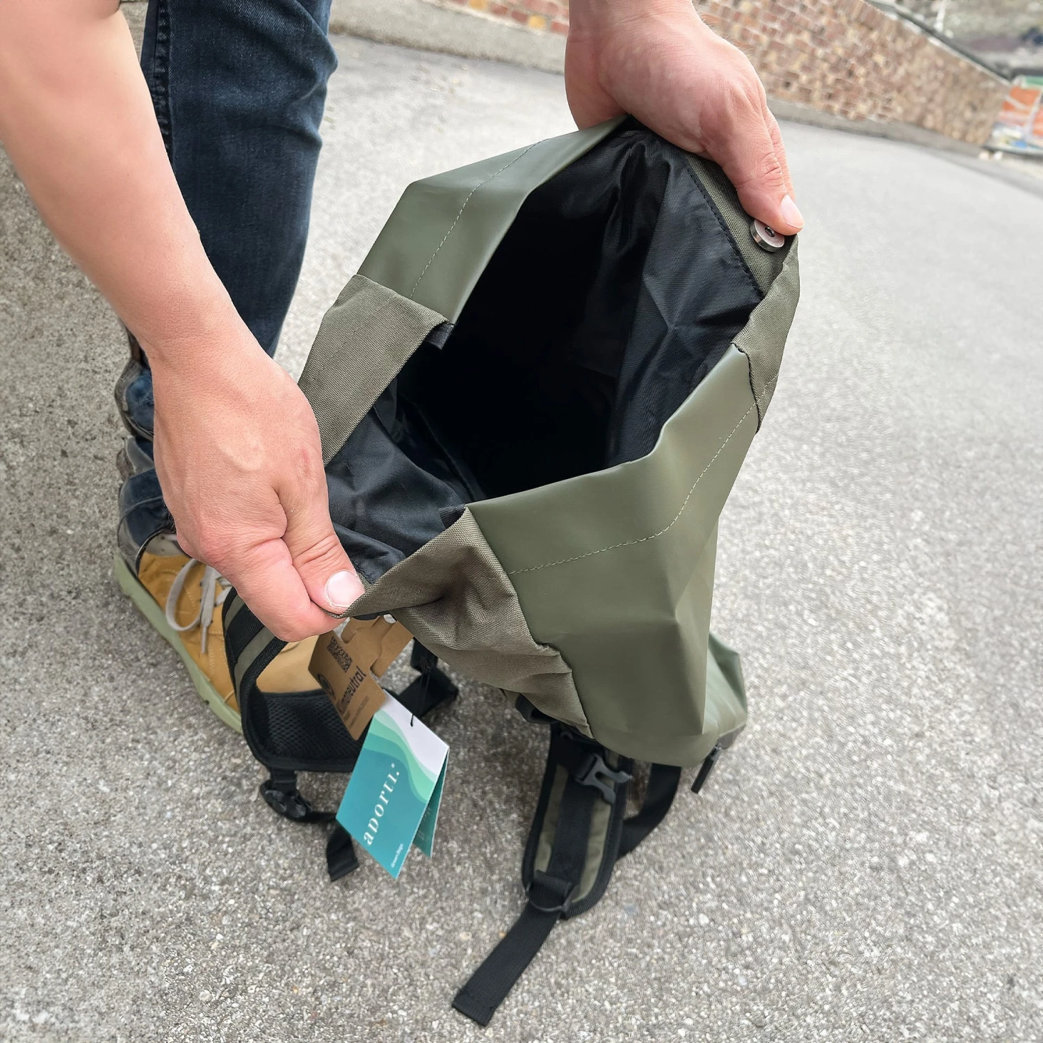 Rolltop Anzio S - Oliv 6 Rolltop Anzio S - Oliv - Image 4